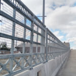 Direct Metals Welded Wire Mesh Barricade Being Used For A Detention Or Security Facility